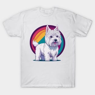 West Highland Terrier Portrait T-Shirt